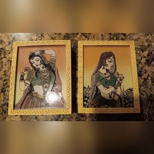 Traditional Indian Art Framed Set